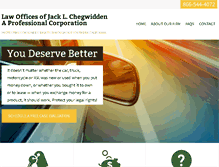 Tablet Screenshot of calemonattorney.com